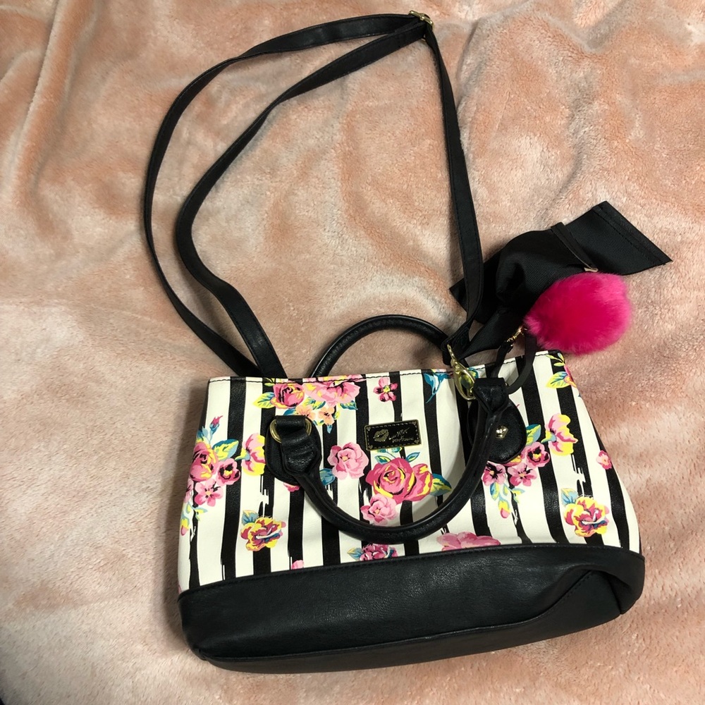 Betsy Johnson striped purse